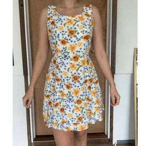 Vintage Sunflower Dress
